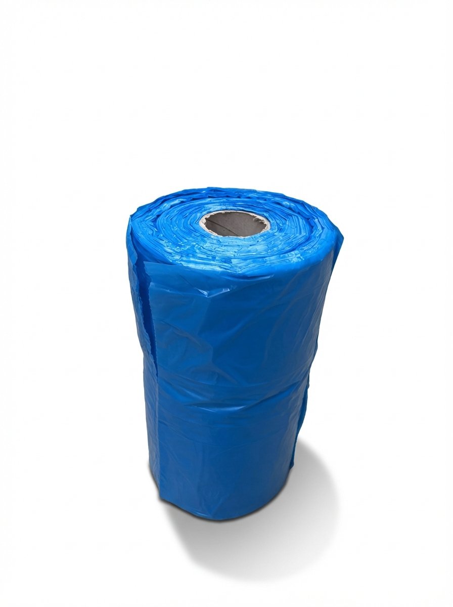 BOLSA HDPE 70/40X50 AZUL OPACO G-70 BOBINA